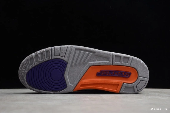 3 Court Black Jordan Purple Air Retro CT8532-050 CT8532-050 1018